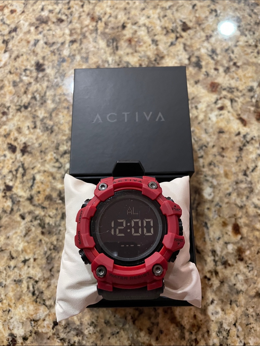 Activa Red Rugged Digital Men's Sport Watch